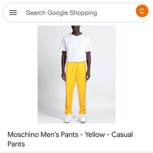 “Moschino” men’s 32 casual pants